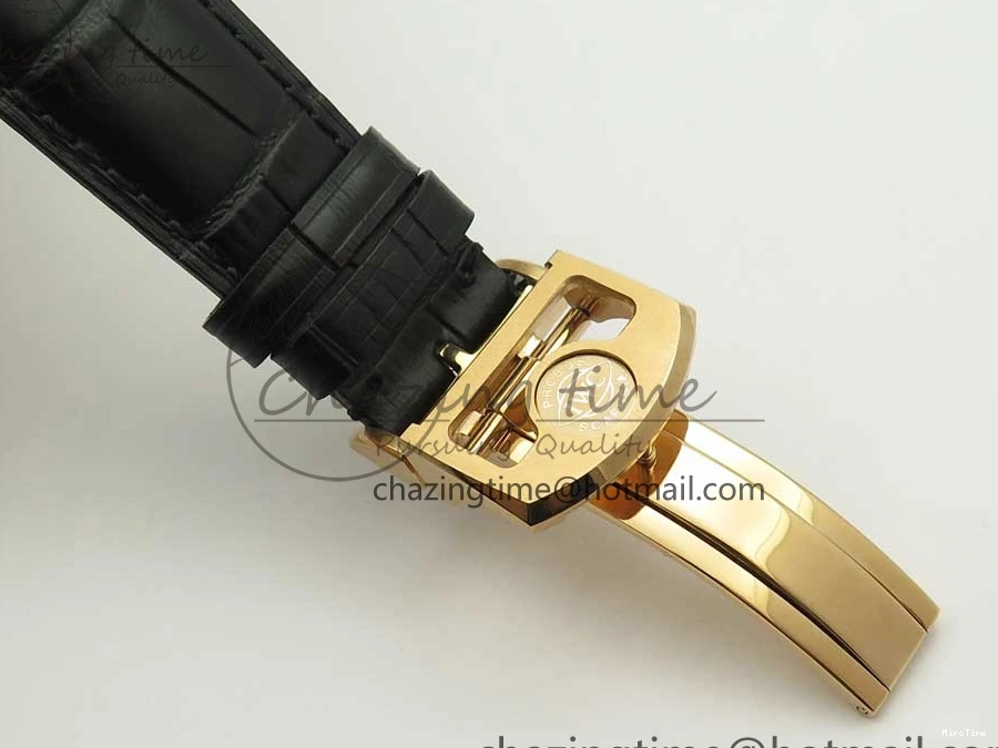 MIROTIME 0116 Portuguese Tourbillon IW5046 RG ZF Best Edition Gray Dial on Black Leather Strap SmoothTexture 7142